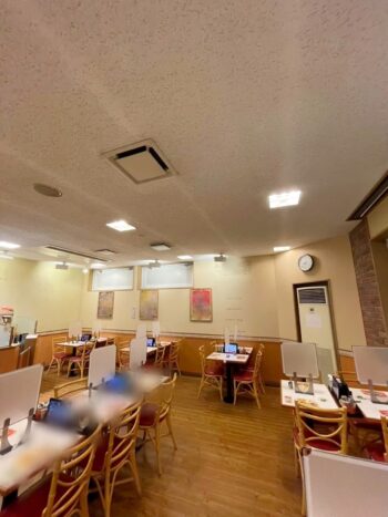 京都府　亀岡市　某飲食店様にて業務用エアコン入れ替え工事、新設